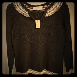 Black Ann Taylor Loft Sweater